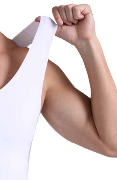 Slim Fit Binder borstcompressie top voor mannen dun discreet comfortabel ademend compressie shirt