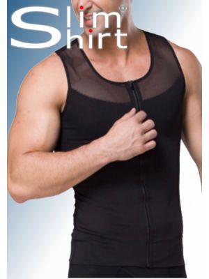 Body Zipper Vest. Corrigerend mannen vest voor een strakker en slanker bovenlichaam.