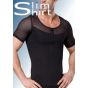 Body Zipper T-Shirt. Corrective men's shapewear T-Shirt for a tighter and slimmer upper body.