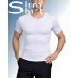 Light shaping men's T-shirt made of 90% nylon, 10% spandex for immediate visible results.