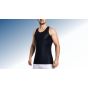 Tanktop Shapewear-Hemd Herren schwarz Slim-Shirt