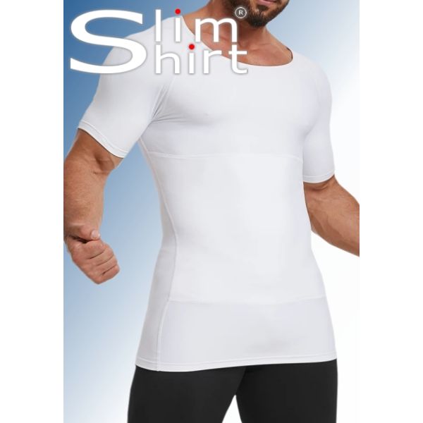 Tummy Shaper T-Shirt – Kompressions Shapewear Shirt mit Bauchband