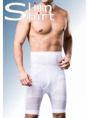 High waist compression shorts with strong belly band for men