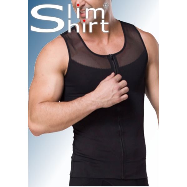 Body Zipper Vest powerful figure-correcting shirt for men