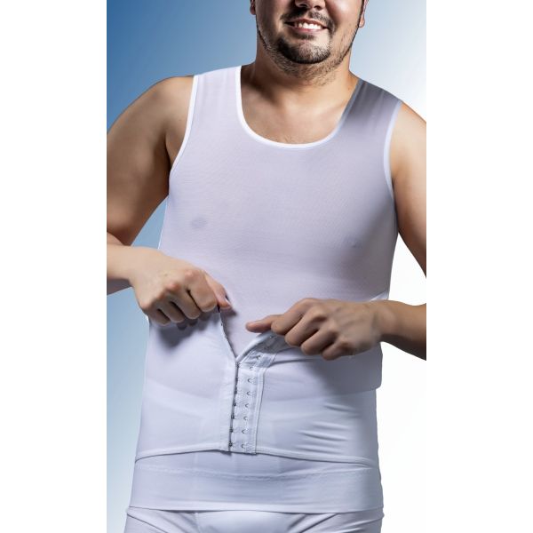 Men's Body Shaper Flatten Stomach Slimmer Upper Body Slim Shirt