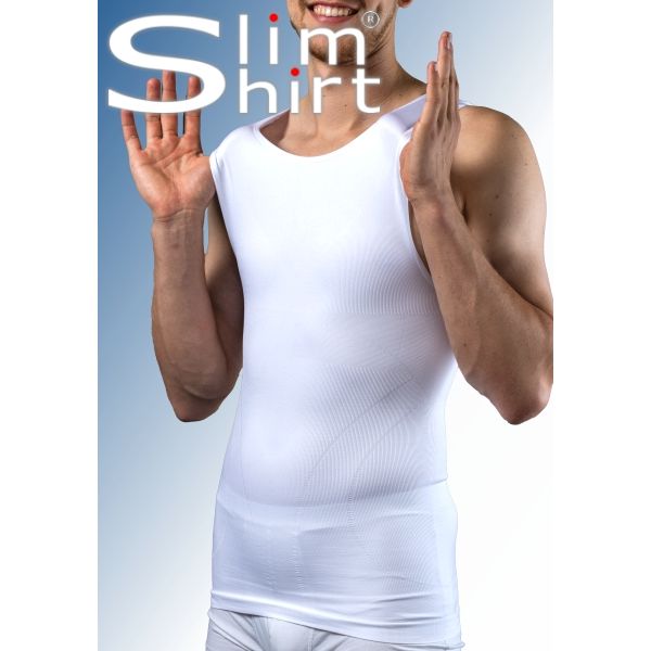 Seamless compression shapewear shirt for men