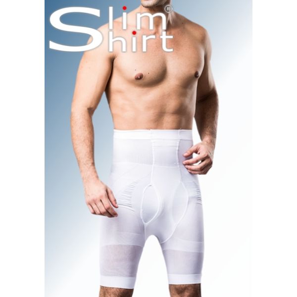 Mens high waisted slimming top compression undershorts