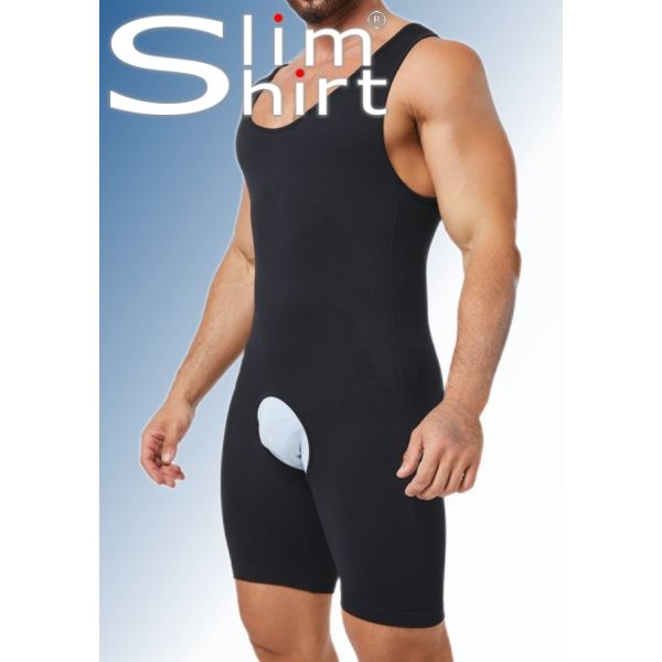 Seamless body shaping bodysuit for