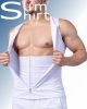 Shapewear Weste für Männer mit einem innenliegenden, verstellbaren, Figur korrigierenden Bauchweggürtel für eine individuelle Passform.