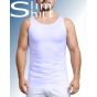 Tank Chest gynecomastia shirt, before and after, effective compression for a flat chest.