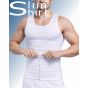 Body Shaper Shirt Herren weiß detailt schlanke Passform