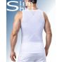 Body Shaper Zipper Hemd für Männer. Glättet effektiv ‚Love Handles‘ und erzeugt eine schlankere Silhouette.