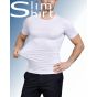 Light shaping men's T-shirt made of 90% nylon, 10% spandex for immediate visible results.