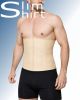 Get an instant slimmer silhouette with this corrective slimming belly and waistband for men.