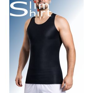 Het Tank Dual shapewear Shirt voor mannen – figuur corrigerend shirt voor een slanke uitstraling.