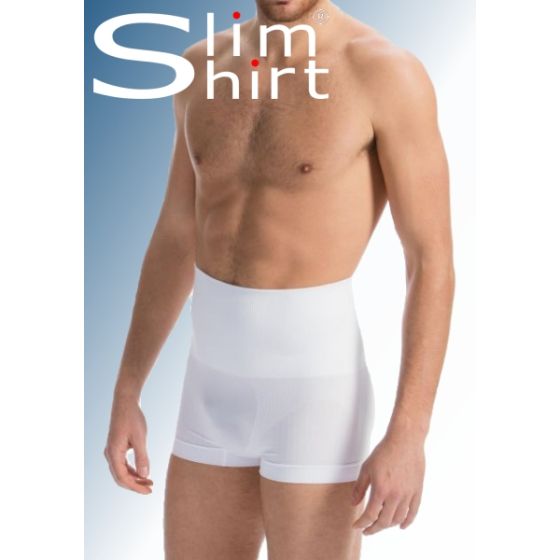 Erleben Sie die Unterstützung unserer High-Waist-Boxershort. Der starke Bund formt die Taille auf komfortable Weise.